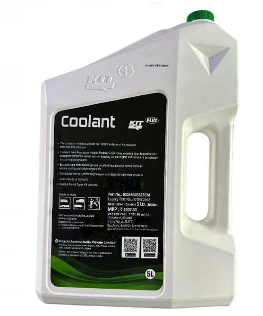 Coolant 5 Liter Green 1:4