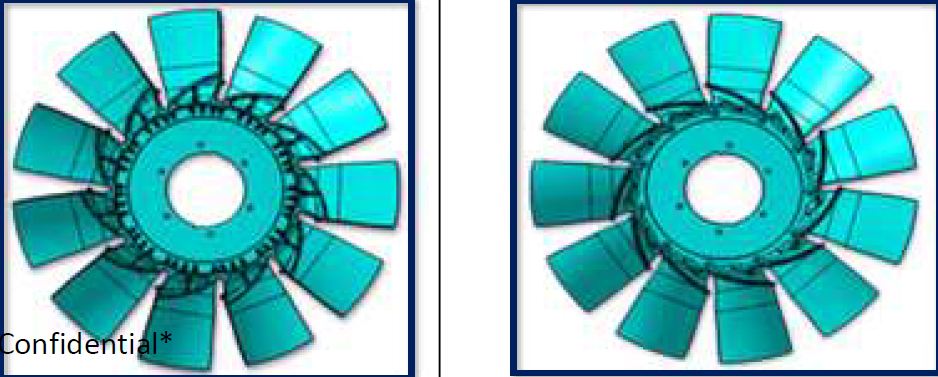 Visco fan only Navistar 610mm OE 6306AAB00361N