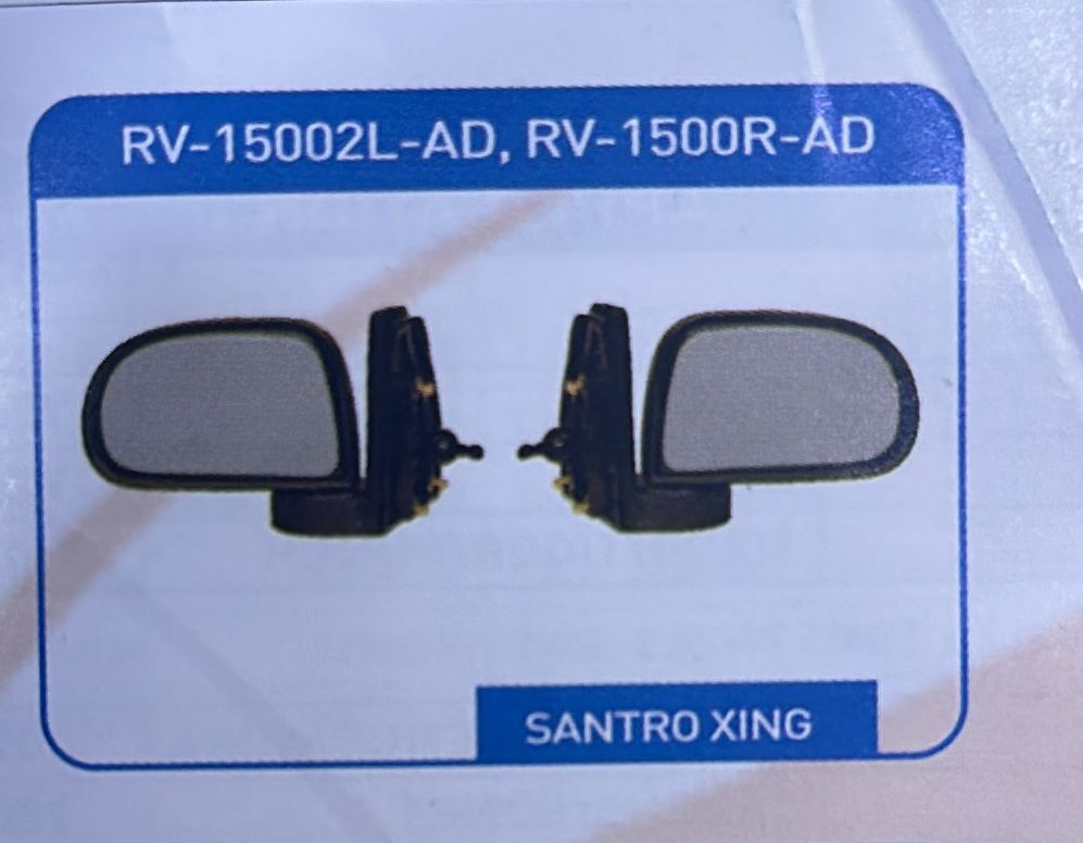 REAR VIEW MIRROR ADJUSTABLE TYPE - RH SANTRO XING