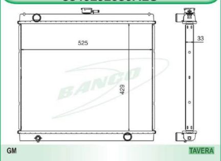 8340292020 alu RADIATOR TAVERA