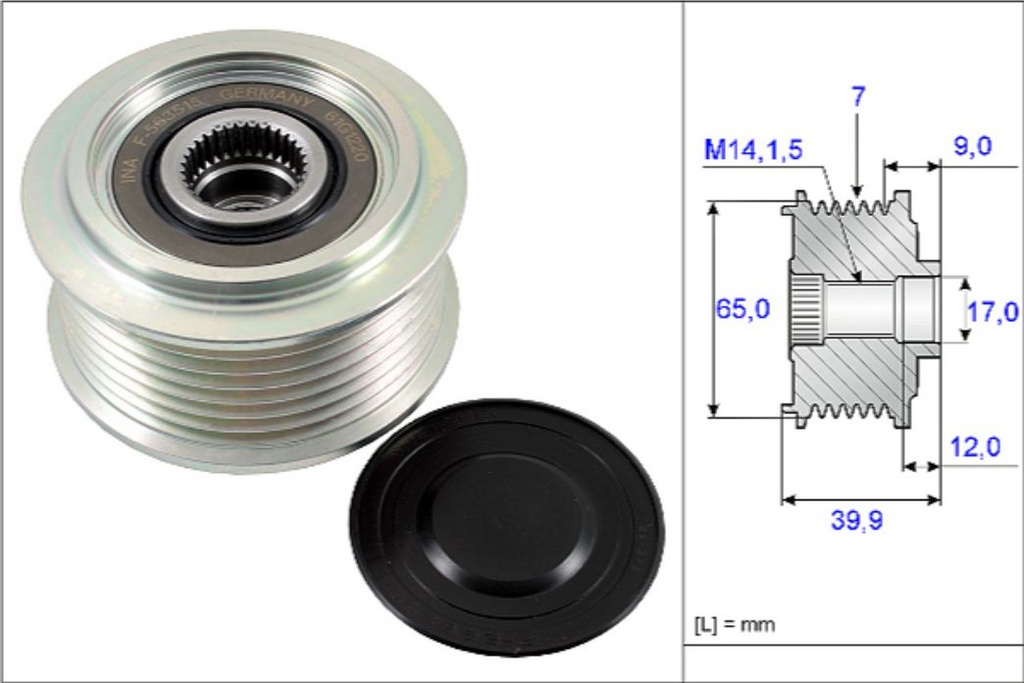 OAP (Denso Alternator) Honda 1.5L i-DTec Diesel: Amaze, Mobilio, City 6th Gen & 6th Gen F/L, Jazz, BR-V, WR-V F-563515 5350229100