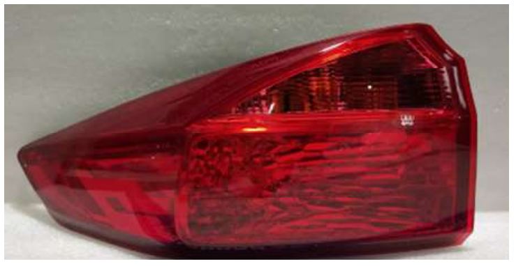 Minda - Tail Light Suitable For Honda CITY T-6 (2017) IV TECH  Without Bulb Holder Left Side