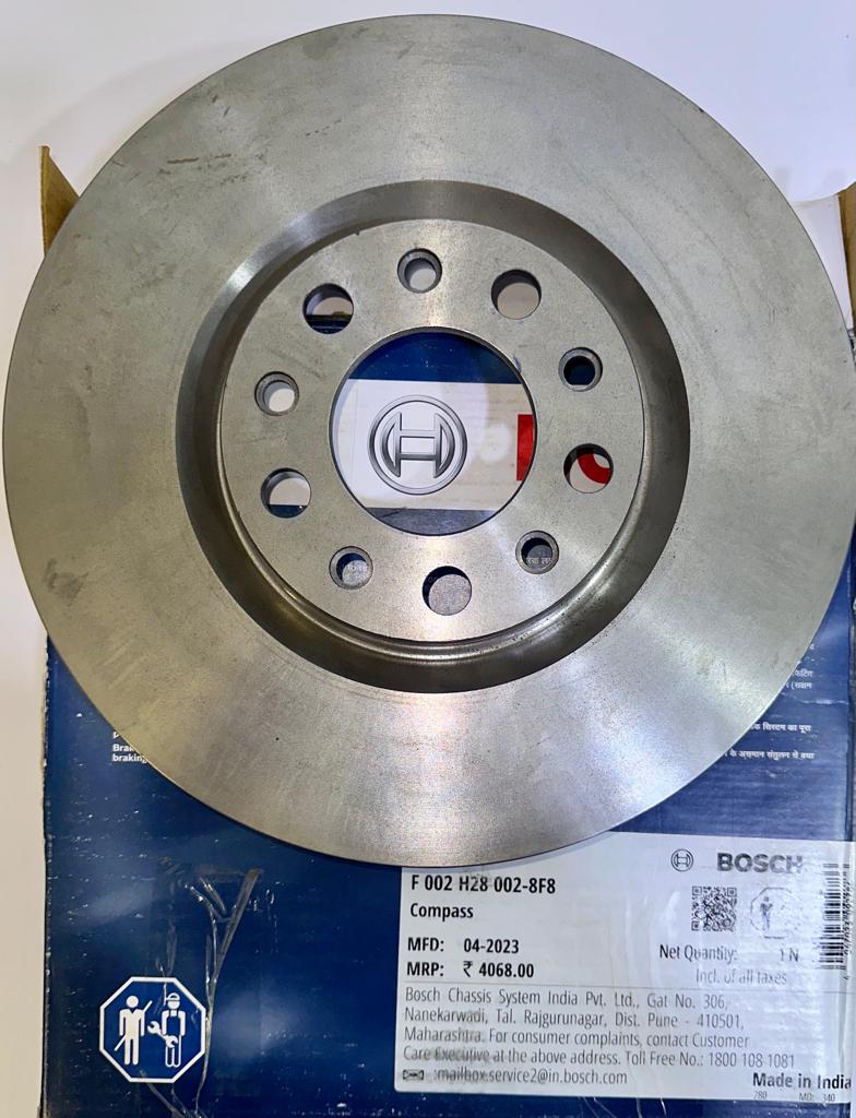 Front Brake Disc Rotor For Jeep Compass