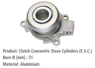 Clutch Concentric Slave Cylinders (C.S.C.) Maruti Celerio/ Ciaz/ Ertiga/ Ritz/ S-Cross/ Swift/ Dzire/ Sx4/ Vitara Brezza with boot