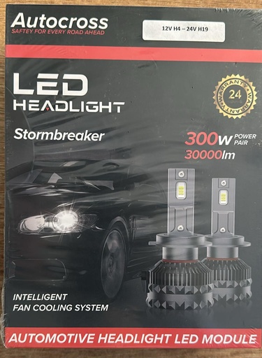 [AC LED H4] AUTOCROSS LED H4 - H19 300W