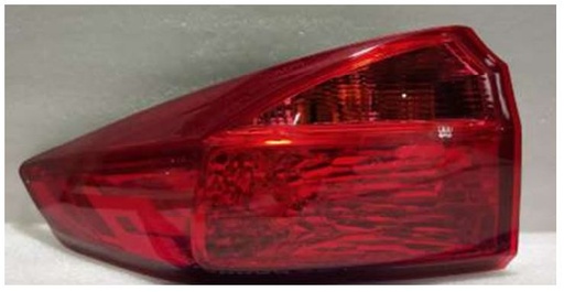[M tl-67002M] Minda - Tail Light Suitable For Honda CITY T-6 (2017) IV TECH  Without Bulb Holder Left Side