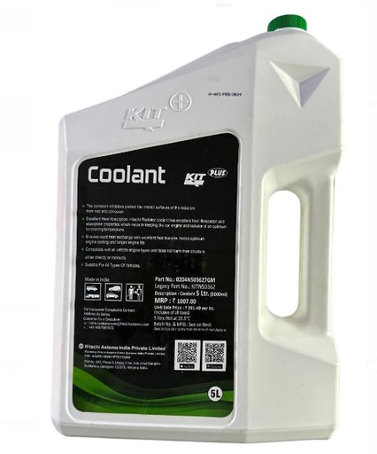 [kbx 50362] Coolant 5 Liter Green 1:4