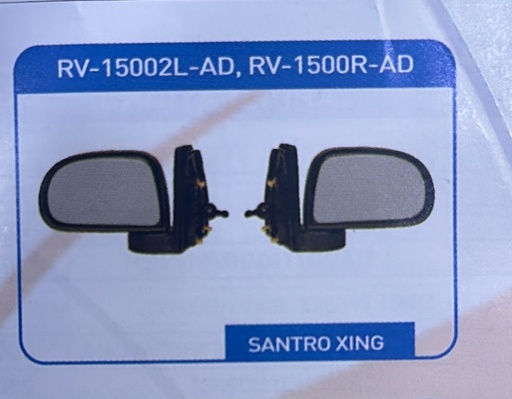 [M RV-15002L-AD] REAR VIEW MIRROR ADJUSTABLE TYPE - LH SANTRO XING