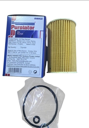 [pi 5458 / 5393 (old)] Oil Filter i20, Verna fudic, Alcazar, Aura, Creta, Elentra, Getz, Grand i10, Venue, Xcent 24PC