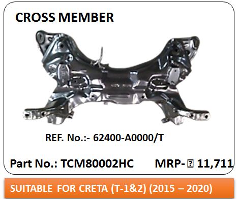 [QH TCM80002HC LP + GST] Cross Member CRETA TYPE 1&2