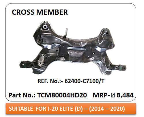 [QH TCM80004HD20 LP+GST] Cross Member I20 ELITE DSL