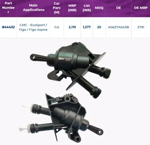 [VA 844432 AE] CMC - FORD ECO SPORTS From 2017 O.E. AS6Z7A543B	