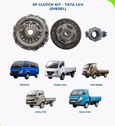[VA 853471] Clutch Set with CRB TATA Super Ace 1.4L / Ace Mega 0.8L / Intra V10 0.8L / Intra V20 1.4L Diesel