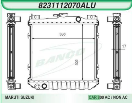 [Banco R M/Car800] 8231112010 ALU (AC & non AC) car-800