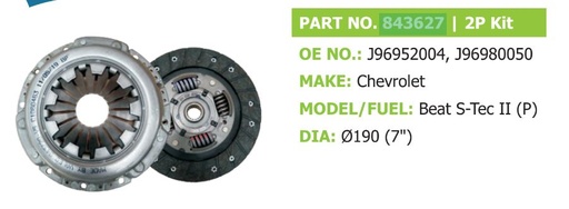 [va 843627] Clutch Set 2p - Chevorolet Beat 1.2l p